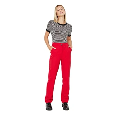 Image of Trendyol Pants Red Straight