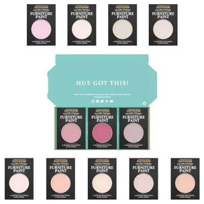 Image of Rust Oleum Furniture Paint in Gloss Finish Sweet Pinks Tester Box