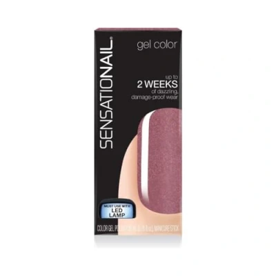 Image of SENSATIONAIL Gel Nail Polish, Ravishing Raisin, 7.39ml, Pink/Nude At Home Polish