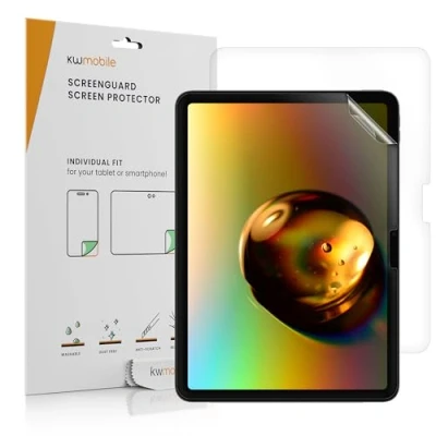 Image of kwmobile Screen Protector Compatible with Apple iPad Air 11&quot; (6. Gen 2024) 2x Anti reflective Matte Film for Tablet