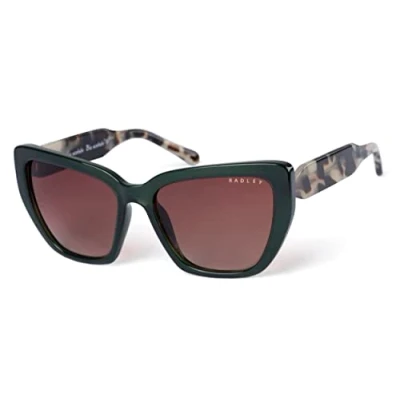 Image of RADLEY RDS 6501 Women&#039;s Sunglasses 109 Palm Leaf Khaki/Brown Gradient