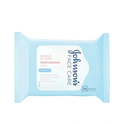 Image of Johnson&#039;s Face Care Makeup Moisturising Wipes, Pack of 25 Wipes
