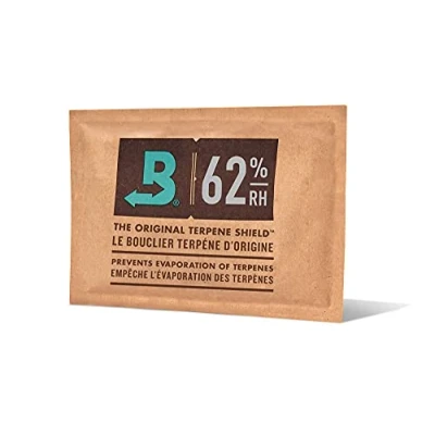 Image of Boveda 62% Two Way Humidity Control Pack for Storing 1 lb Size 67 Single Moisture Absorber Storage Containers Humidifier Individually Wrapped Hydration Packet More Sticky