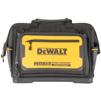 Image of Dewalt DWST60103 1 Storage Bag 19 Pockets, Pro 16&quot; Open Mouth Tool Bag, Max Capacity 25 kgs for Electricians Technicians or Home DIY
