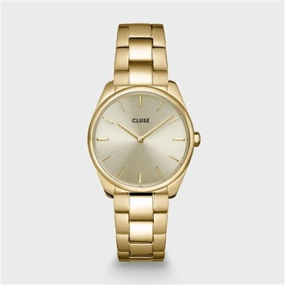 Image of Cluse FÉROCE Petite Watch goldcoloured, Women&#039;s, Size: One Size, Gold coloured