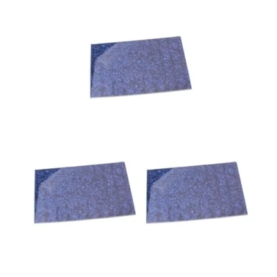 Image of 3 set Guitar Blank Scratch Plate Guard Pickguard Material PVC ply Blue