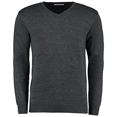 Image of Kustom Kit Men&#039;s Kk352 Jumper, Grey (Graphite), Large