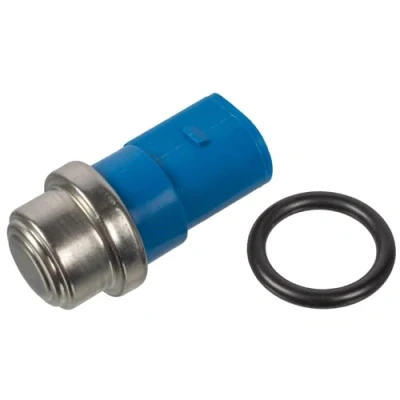 Image of 8D0959481B Temperature Switch, radiator fan FEBI BILSTEIN 170145 with seal ring AUDI: A4 B5 Avant, Saloon, A6 C4 Avant