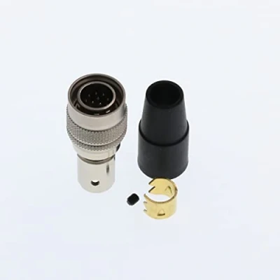 Image of DRRI Hirose 12pin Male Industrial Camera Cable Mount Connector HR10A 10P 12P for Sony Hitachi Panasonic (Male Plug, 12Pin)