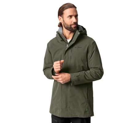 Image of VAUDE Men&#039;s Idris Wool Parka Ii Jacket, Khaki, XL