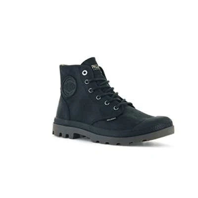 Image of PALLADIUM EU Men&#039;s Pampa Hi Wax Sneaker Boots, Black 6, 3.5 UK