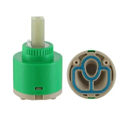 Image of Muxios 2 Pack Tap Cartridge, Ceramic Faucet Disc Cartridg Valve, Mix Inner Cartridge Replacement for Bathroom Kitchen 40MM