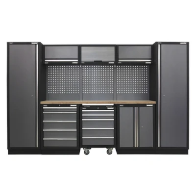 Image of Sealey Superline Pro 3.2m Storage System Wood Worktop