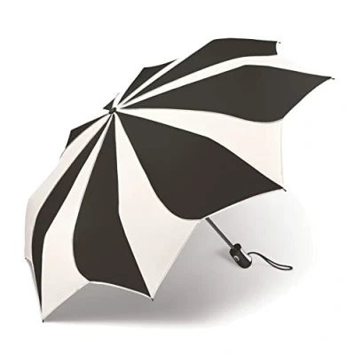 Image of Pierre Cardin Umbrella Pocket Sunflower Black &amp; White Edition White, S