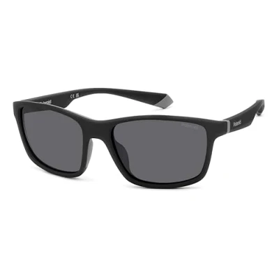 Image of Polaroid PLD 2153/S MATTE BLACK GREY/GREY 58/16/135 men Sunglasses