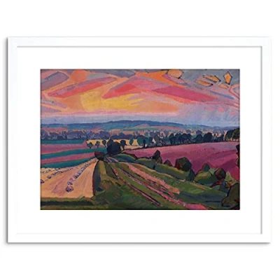Image of Wee Blue Coo PAINTING SPENCER GORE THE ICKNIELD WAY FRAMED ART PRINT POSTER F97X12171