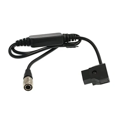Image of HangTon D tap to Hirose 4 pin Power Cable with 12V Regulator for Zoom F8 Recorder