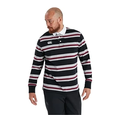 Image of Canterbury Men&#039;s Retro Jersey Long Sleeve, Navy, 4XL