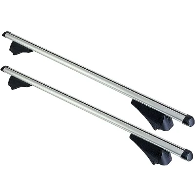 Image of Aluminium Locking Roof Rack Cross Bars fits Seat Alhambra 2010 2020 5 door