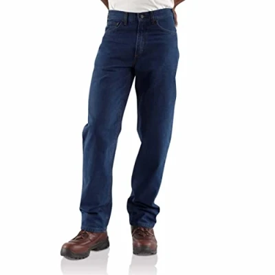 Image of Carhartt Mens Lightweight Relaxed Fit Jean, Denim, 40X30
