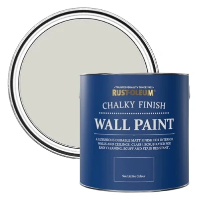 Image of Rust Oleum Grey Matt Emulsion Wall Paint Bare Birch 2.5L