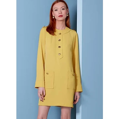 Image of Vogue Patterns V1844F5 Misses Dress F5 (16 18 20 22 24)