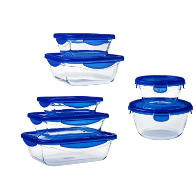 Image of Pyrex Oven Dish with lid Cook &amp; Go 7 Piece