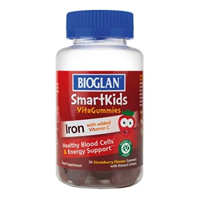 Image of Bioglan SmartKids Iron VitaGummies 30 Strawberry Gummies