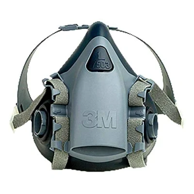 Image of 3M 7501 Soft Silicone Half Face Mask, Small