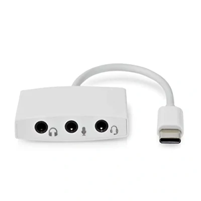 Image of Dongle Adapter USB C for Legacy Wired Gaming Mobile Headsets with Mic