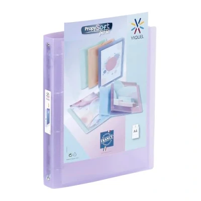 Image of Viquel 097302 05 4 Ring Binder Customisable Dos 35 mm, Purple