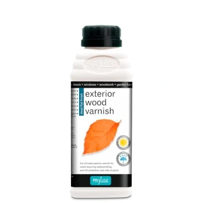 Image of Polyvine 729870010222 Exterior Wood Varnish 500ml