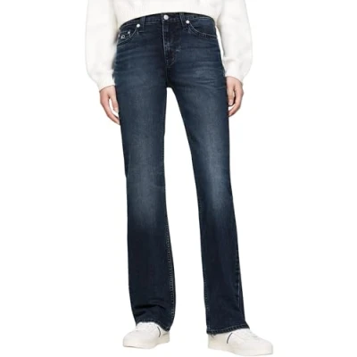Image of Tommy Jeans Maddie MD BC Bootcut jeans, Women&#039;s, Size: 32x30, Denim dark