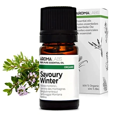 Image of Bio Savoury Winter Essential Oil 5mL 100% Pure, Natural, Chemotyped and AB Certified AROMA LABS (French Brand)