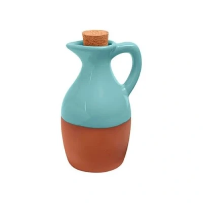 Image of Dexam Sintra Glazed Terracotta Oil Drizzler Duck Egg