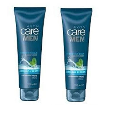 Image of Pack of 2 Avon Care Men after shave balm and moisturiser cooling effect with refreshing menthol x 100ml