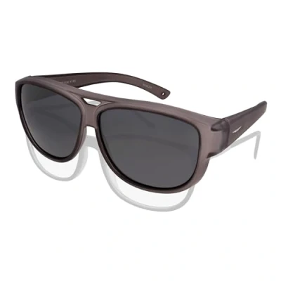 Image of ActiveSol Over Sunglasses El Aviador Pilot Glasses Category 4 EXTRA DARK Fit Polarised UV400 Spectacles for Eyeglass Wearers Unisex