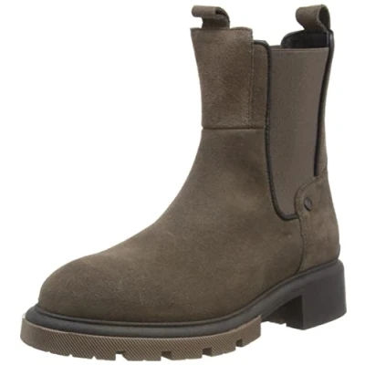 Image of Hush Puppies Rita Chelsea Boot Leather Womens Brown Size UK 3