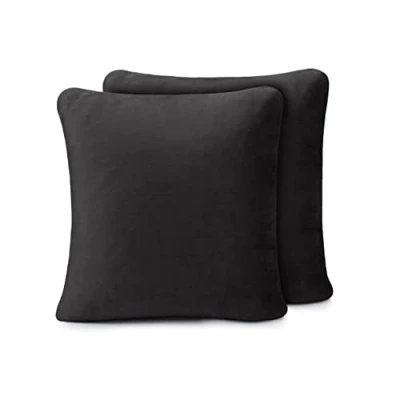Image of Amago Cushion Cover Set of 2, Cashmere Feeling, 50 x cm Black