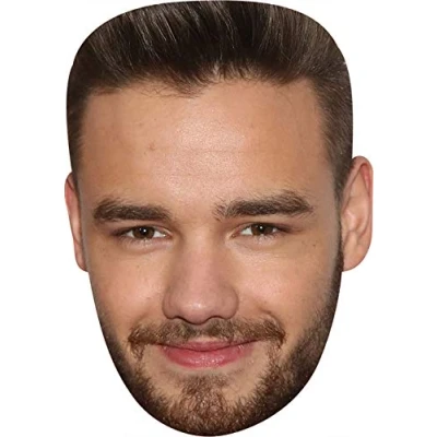 Image of FoxyPrinting Liam Payne MH (2) 2018 Music Celebrity Cardboard Party Face Mask Fancy Dress