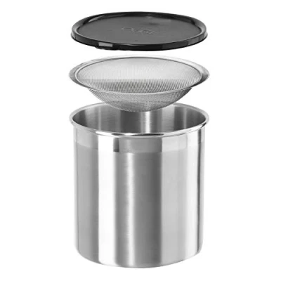 Image of Oggi 7347 Jumbo Grease Can, Stainless Steel,