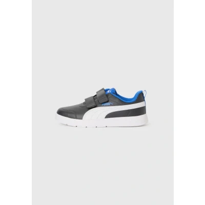 Image of PUMA COURTFLEX V3 V PS Sneaker, Dusky Gray White Mountain Blue, 2 UK Child