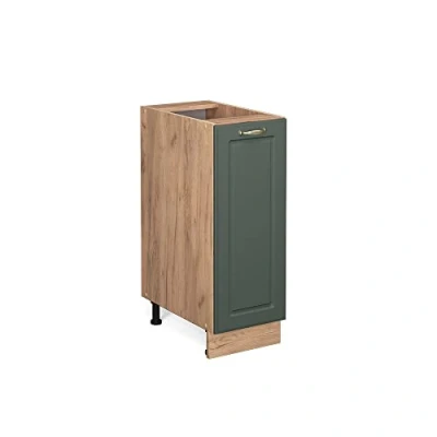 Image of Vicco Pharmacy cabinet Fame Line, Green Gold Country House/Gold power oak, 30 cm without worktop