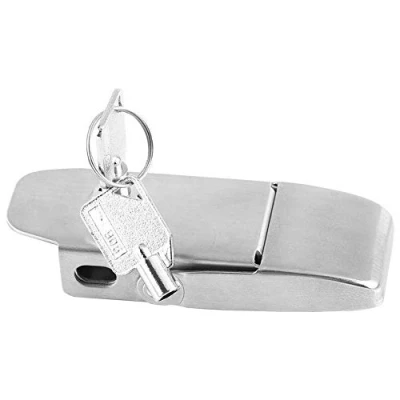 Image of Hilitand Metal Hardware Spring Load Toggle Latch Clamp Box Case Shipping Device Cabinet Locking Tool 304 Stainless Steel
