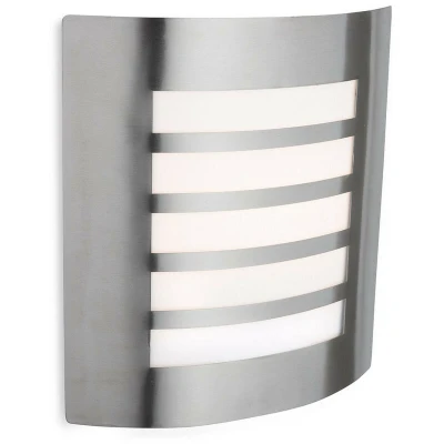 Image of Prince 1 Light Wall Stainless Steel IP44, E27