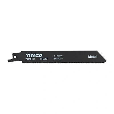 Image of 2x TIMCO Reciprocating Saw Blades Metal Cutting Bimetal S922Af A3015150 Pack 5