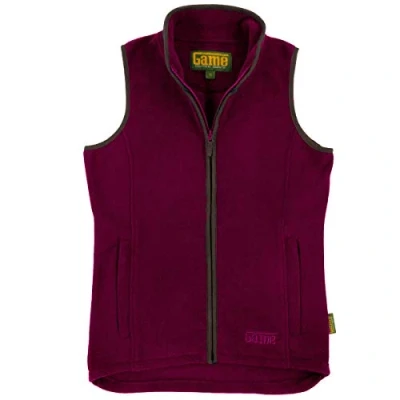 Image of Game Ladies Penrith Fleece Gilet Womens Winter Vest Warm Waistcoat Rose