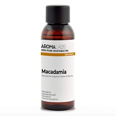 Image of ORGANIC MACADAMIA Oil 50mL 100% Pure, Natural, Cold Pressed and AB Certified AROMA LABS (French Brand)