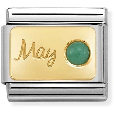 Image of Nomination May Emerald Birthstone Charm
