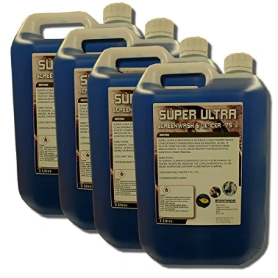 Image of Super Ultra Screen Wash Concentrate Screenwash Effective to 75C 4 x 5 litres